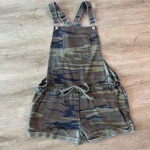 Z Supply Camouflage Overall Romper
